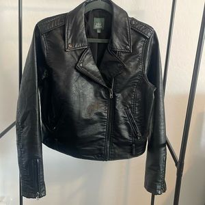 Non leather jacket!